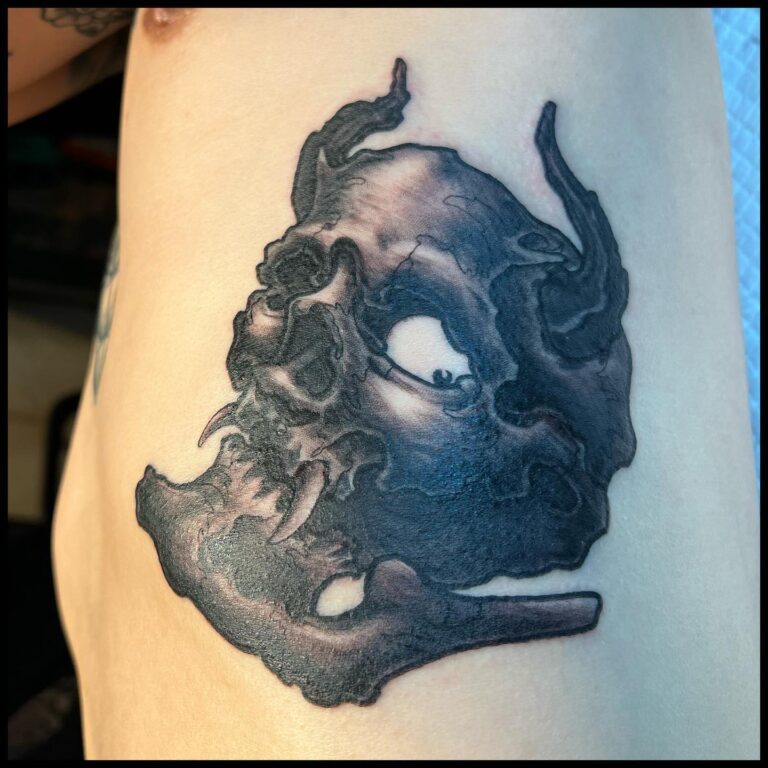 脇腹 #スカル#skull #skulltattoo #tattoo #ink #freehand #56